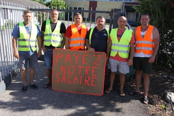 Des routiers en grève chez Hegelmann