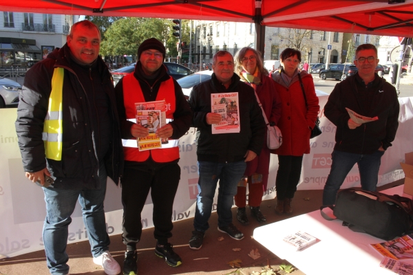 Élections syndicales TPE 2024 : La Caravane de la CGT de passage à Chalon-sur-Saône