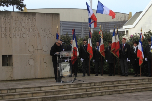 Commémoration du 80ème anniversaire de la libération du camp d'Auschwitz-Birkenau : une cérémonie d'hommage à Chalon-sur-Saône