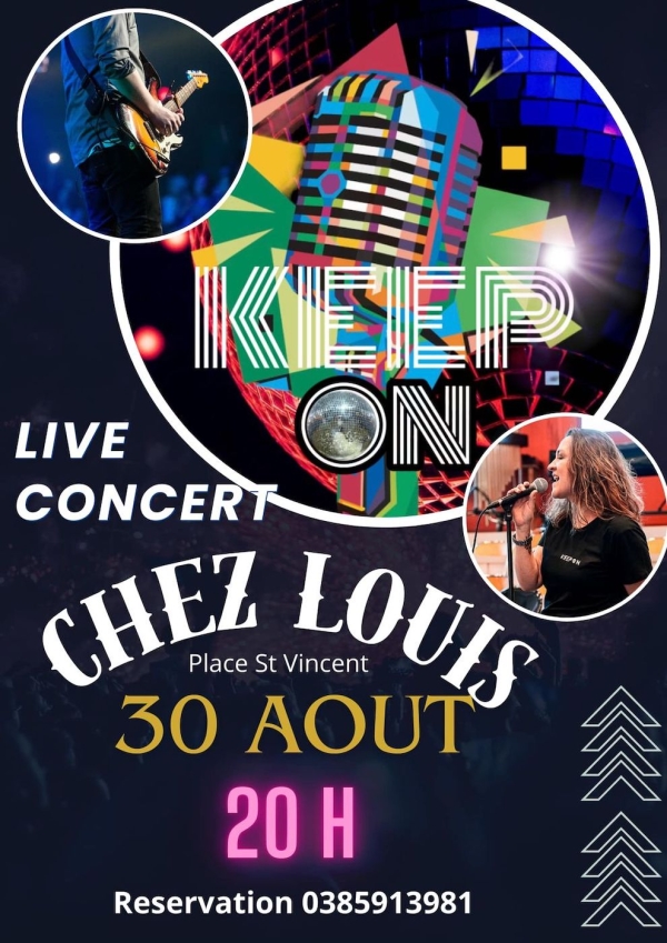 Concert CHEZ LOUIS, vendredi 30 août