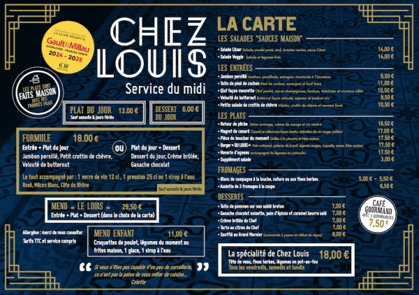 ‘Chez Louis’ dévoile sa nouvelle formule gourmande