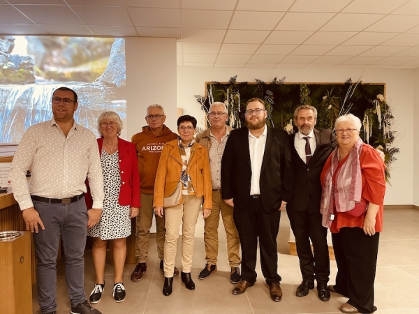 Inauguration du nouveau complexe funéraire des Pompes Funèbres Guillon, avenue Monnot, à Chalon