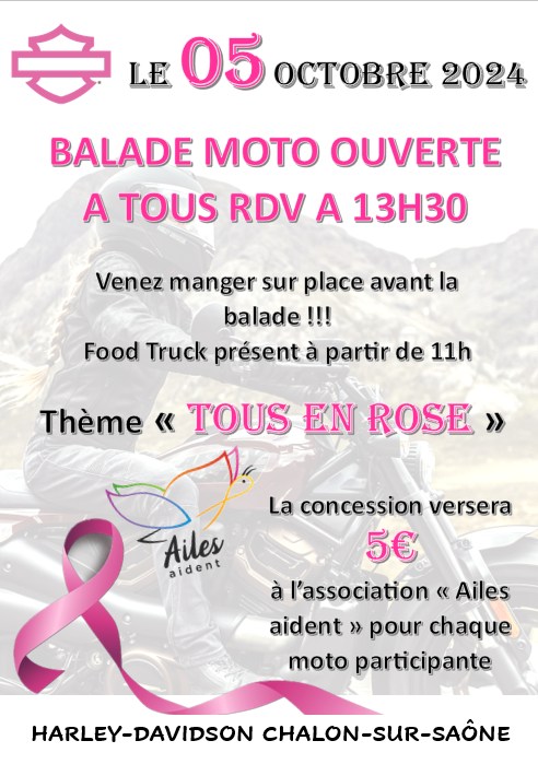 HARLEY-DAVIDSON CHALON vous donne rdv le 5 octobre