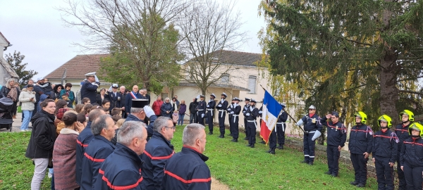 Crissey : cérémonie commémorative du 11 novembre 1918.