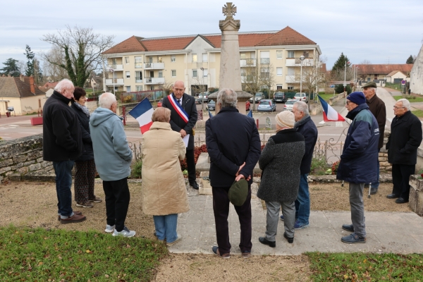 Crissey a rendu hommage aux « Morts pour la France » pendant la Guerre d'Algérie et les combats du Maroc et de la Tunisie.