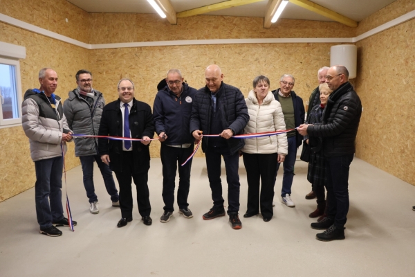 Un local tout neuf pour l’association de pétanque Crissotine.