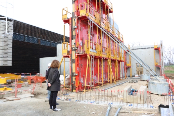 Fontaines joue la transition énergétique avec la construction d'une chaufferie bois.