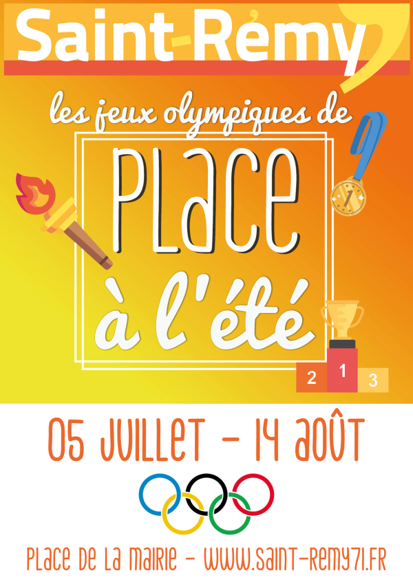 Les Jeux olympiques de Place à l'été du 5 juillet au 14 août à Saint Rémy