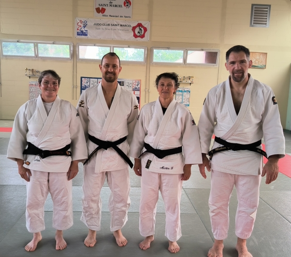 Judo Club de Saint-Marcel : Christophe CANARD obtient sa Ceinture Noire !