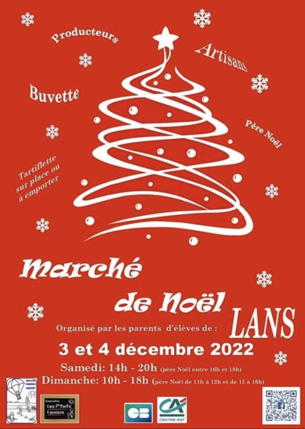 Le marché de noël de Lans c’est ce week-end !