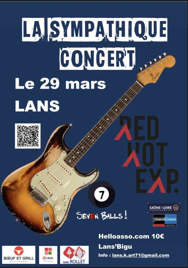 La sympathique 2025 c'est le 29 mars prochain à Lans : réserver vos places ici !