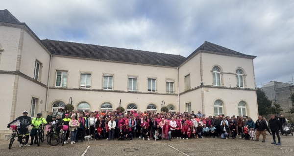 Près de 250 marcheurs à la manifestation Octobre rose des communes de Virey-Lessard et Fragnes ce dimanche 