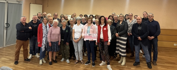 Virey-Fragnes-Lessard :  les communes ont récolté 2550€ à l’occasion de leurs actions « Octobre rose »