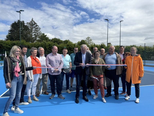 Des courts de tennis flambants neufs pour le TCSM ! 