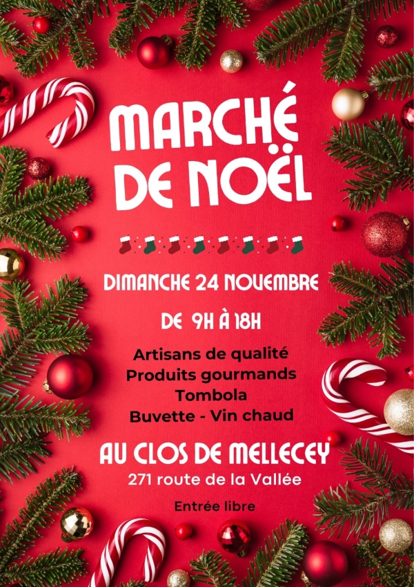 Marché de Noël au clos de Mellecey ce samedi 24 novembre 