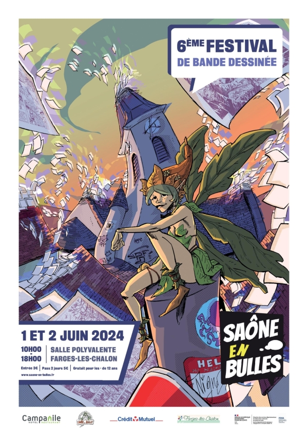 A Farges-lès-Chalon les 1er et 2 juin, la BD en habits de fête pour rêver éveillé